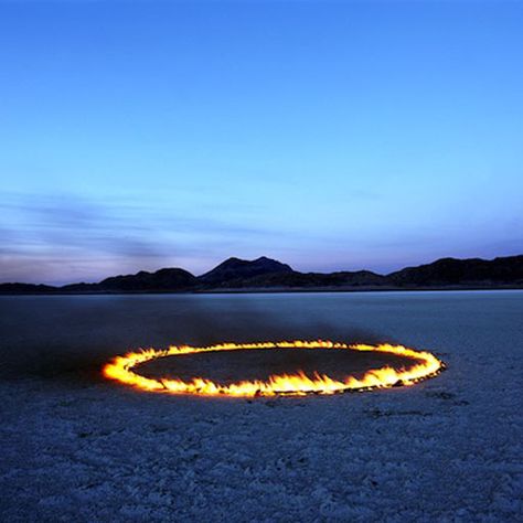 Fire Element (Alredo De Stefano, Circle of Fire in the Desert) Fire Ritual Aesthetic, Fire In Desert, Fire Ritual, Fire Circle, Circle Photography, The Adventure Zone, Fire Ring, Ring Of Fire, Fire Art