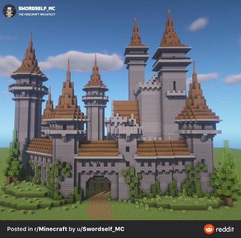 Minecraft Turret, Small Castle Minecraft, Minecraft Kingdom Layout, Minecraft Kale, Minecraft Medieval Castle, Minecraft Castle Blueprints, Minecraft Storage, Minecraft Castle Designs, Minecraft Kingdom