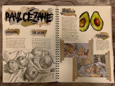 #art #sketchbook Aesthetic Gcse Art Sketchbook, Artists Gcse Inspiration, Aesthetic Art Gcse Pages, Artist Research Page Gcse Sketchbook Ideas, Igcse Portfolio Art, Gcse Art Annotation Sketchbook Ideas, Gcse Layout Ideas, Around The Table Art, Visual Art Diary Aesthetic