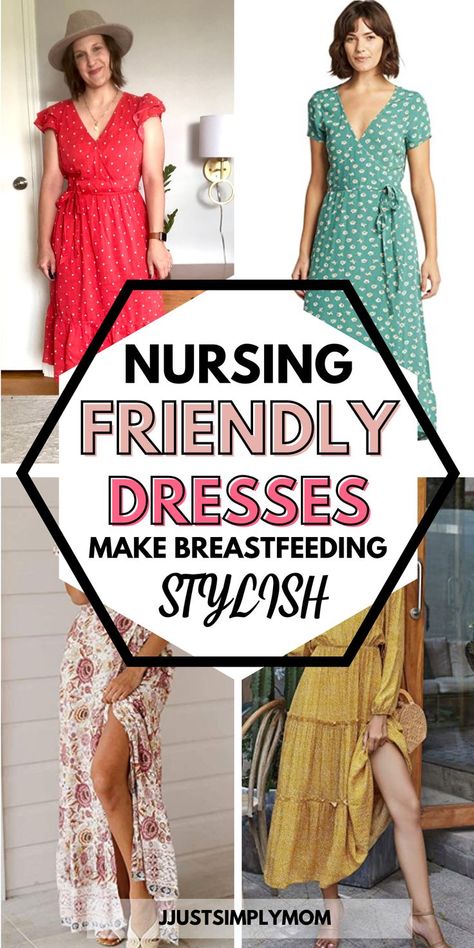 Nursing Friendly Dresses, Nursing Dress Breastfeeding, Feeding Dresses, Breastfeeding Friendly Dresses, Breastfeeding Fashion, Nursing Friendly Dress, Dresses To Make, Breastfeeding Dress, Nursing Friendly