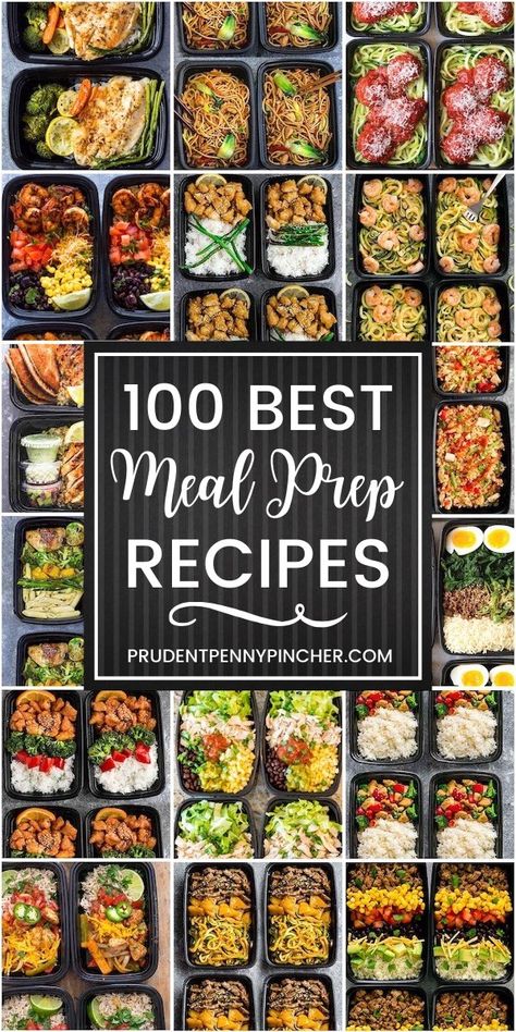 Prep your meals for the week with these delicious meal prep recipes. These make-ahead recipes will simplify your weekdays and help you eat healthier. Best Meal Prep Recipes, Delicious Meal Prep Recipes, Resepi Biskut, Delicious Meal Prep, Plats Healthy, Best Meal Prep, Healthy Lunch Meal Prep, Meal Prep Recipes, Dinner Meal Prep