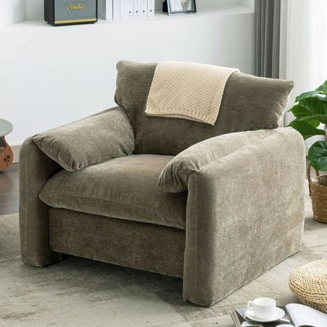 Swivel armchair