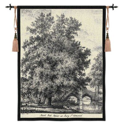 Cityscape Landscape, Poplar Tree, Modern Tapestries, Tree Sketches, Traditional Wall Art, Black And White Landscape, Art Tapestry, Tapestry Wall Art, Pics Art