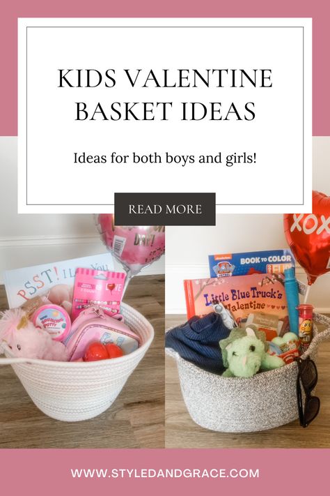 Toddler Boy Valentines Gifts, Kid Valentine Basket Ideas, Toddler Valentine Basket, Valentines Gifts For Toddler Boys, Valentines Gift Toddler, One Year Old Valentines Ideas, Valentines Gift For Toddler Boy, Valentines Gift For Toddler Girl, Valentines Day Baskets For Toddlers