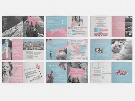 Album Booklet: Badlands by Анастасия Сизова Album Booklet, Ghost Walk, Booklet Design, North Vancouver, Design Jobs, Job Opening, Dolly Parton, Design Assets, Portfolio Design