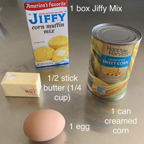 Cream Of Corn Cornbread Jiffy, Cornbread Using Creamed Corn, Jiffy Cream Corn Cornbread, Jiffy Cornbread Muffins With Corn, Scallop Corn Recipes Jiffy, Cornbread Made With Cream Corn, Easy Cornbread With Cream Corn, Spoonbread Cornbread Jiffy, Recipes That Use Jiffy Cornbread