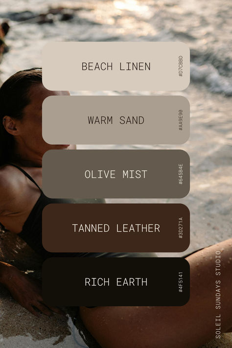 Summer brings to mind vibrant sunsets, cool ocean waves, and lush green gardens. But who says summer colors can’t be sophisticated too? If you’re looking to give your brand a fresh, refined look this season, you’re in the right place! I’ve put together seven stunning color palettes that capture the essence of summer while keeping things classy and professional. Timeless Colors Palette, Classy Colors Palette, Fresh Color Palette Colour Schemes, Cool Tone Neutrals, Soft Neutrals Color Palette, Luxury Pallete Colors, Color Palette Professional, Vintage Beach Color Palette, Color Boards Colour Palettes