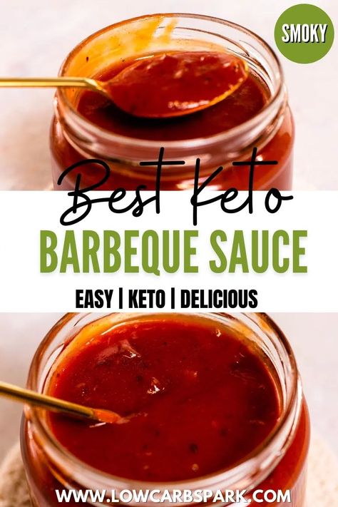 Keto Bbq Sauce Easy, Keto Barbecue Recipes, Keto Barbecue Sauce Recipe, Sugar Free Bbq Sauce Recipe, Keto Bbq Sauce Recipe, Keto Alternatives, Keto Dressing, Mumbo Sauce, Sugar Free Barbecue Sauce