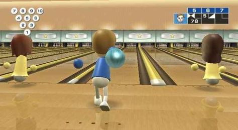 Bowling a perfect game in Wii Sports. Wii Bowling, Wii Sports Resort, Wii Sports, Bowling Games, Game Based Learning, Wii Games, Video Games Nintendo, Old Games, Best Graphics