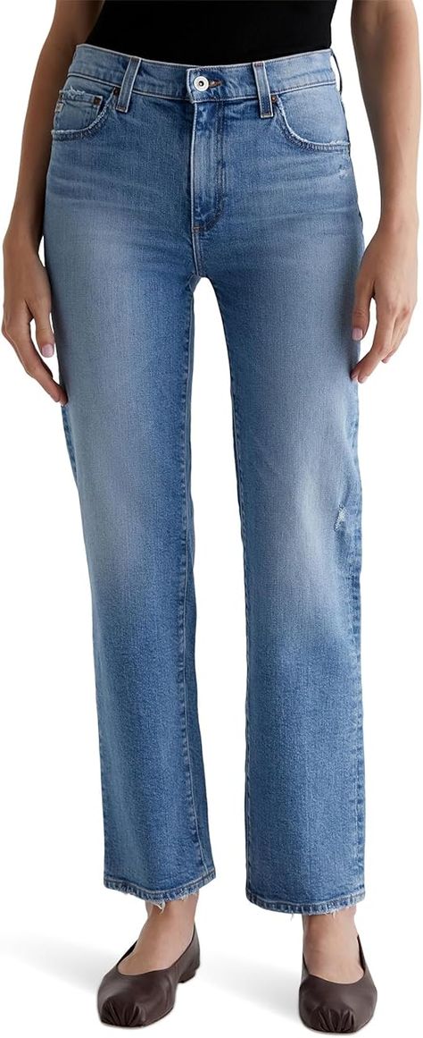 AG Jeans Women's Brinley Mid Rise Straight at Amazon Women's Jeans store Jeans Store, Ag Jeans, Womens Clothes, Trendy Clothes For Women, Trendy Fashion Women, Amazon Women, Stylish Accessories, Unique Patterns, Chic Outfits