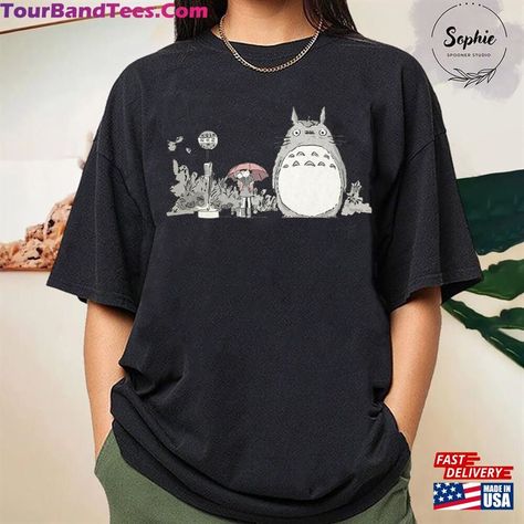 Totoro Bus Stop, Cute Studio Ghibli, Ghibli Hoodie, Ghibli Shirt, Totoro Hoodie, Cute Totoro, Totoro Ghibli, Totoro T Shirt, Casual Punk