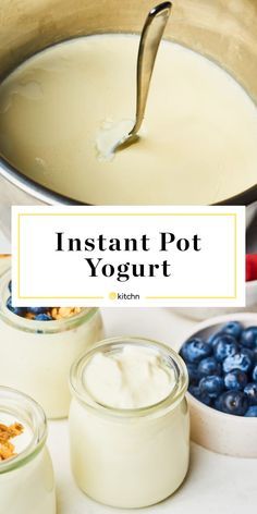 How To Make Instant Pot Yogurt, Step by Step | Kitchn Diy Yogurt Instant Pot, Instant Pot Tips And Tricks, Home Made Yogurt Instant Pot, Homemade Yogurt Instant Pot, Instant Pot Pro Recipes, Instapot Yogurt Recipes, Use Up Half And Half, Instant Pot Recipes Clean Eating, Instapot Lunch