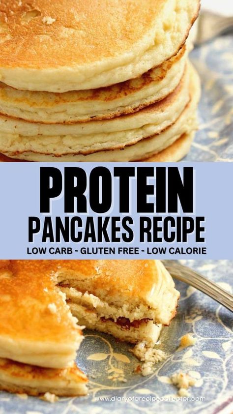 Best Protein Pancakes Protein Pancakes With Bisquick, Meals For A Hot Day, Best Protein Pancakes, Protein Pancakes Low Carb, Gluten Free Protein Pancakes, Low Calorie Pancakes, Protein Powder Pancakes, Healthy High Protein Breakfast, High Protein Pancakes