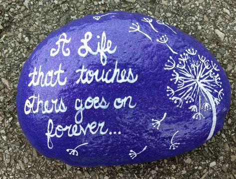 Painting Rocks Ideas Memorial, Hand Painted Memorial Rocks, Memory Rocks Ideas, Remembrance Rock Painting, Memory Stones Diy Painted Rocks, Painted Rocks For Memorial Garden, Sympathy Painted Rocks, Painted Rocks For Gravesite, Painted Memorial Rocks Ideas