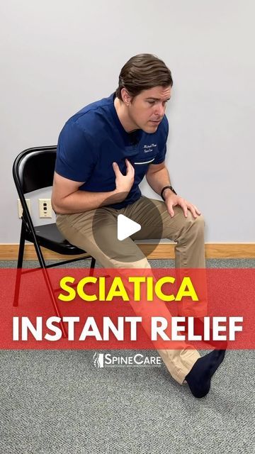 Sciatic Nerve Exercises, Sciatic Nerve Stretches, Nerve Relief, Sciatic Nerve Relief, Sciatic Nerve Pain Relief, Yoga For Sciatica, Sciatica Stretches, Easy Exercise, Sciatica Exercises