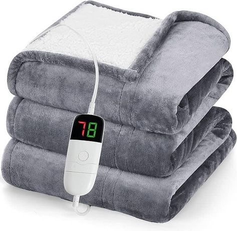 This Heated Blanket has a nice clickable coupon! Get ready for the chill of fall coming! 🛌Paid Link in the Bio #AmazonDeals #AmazonSavings #DealsOfTheDay #ShopSmart #AmazonDiscounts #BargainHunter #ShopAndSave#DealAlert #AmazonFinds #HappilyWhateverYouAreAfter #heatedblanket #comfyandcozy Heat Blanket, Electric Throw Blanket, Heating Blanket, Tiny Room, Blankets For Winter, Heated Throw, Floor Heating, Misty Grey, Body Smells