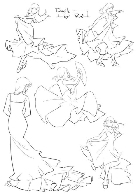 ArtStation - Dancer doodle, Too rara Pair Dancing Drawing Reference, Drawing Poses Singing, Ballroom Dancing Pose Reference Drawing, Dancer Reference Figure Drawing, Ballet Pose Reference Figure Drawing, Woman Dancing Drawing Reference, Ych Dancing, Dancer Poses Reference, Twirling Pose Reference