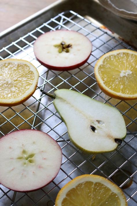 Dried Fruit Garland for the Holidays-- i remember my mom doing this on the tree... i need a dehydrator! please :) Dried Fruit Garland, Fruit Garland, Natural Christmas Decor, Natural Christmas, Yule Decorations, Kwanzaa, Homemade Christmas, Christmas Deco, Xmas Crafts