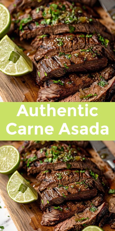 Try this Authentic Carne Asada recipe for a true taste of Mexican cuisine. Marinated skirt steak grilled to tender perfection. #authenticrecipes #mexicancooking Essen, Best Carne Asada Recipe, Authentic Carne Asada Recipe, Carne Asada Recipe, Carne Asada Marinade, Mexikansk Mat, Carne Asada Recipes, Carne Asada Tacos, Asada Tacos