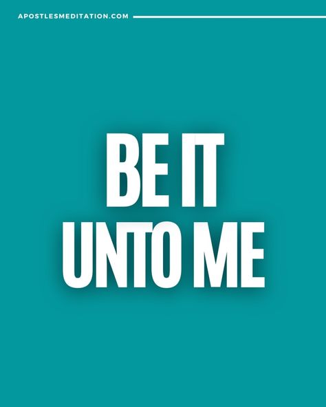 Be It Unto Me Be It Unto Me According To Thy Word, Luke 1, Thy Word, Holy Ghost, Son Of God, Gods Promises, The Angel, Holy Spirit, The North Face Logo