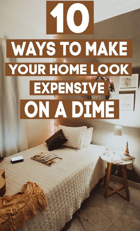 Decorating on a budget isn't always easy, but when you have some cheap home decor hacks and tips, things can become a lot simpler. #HomeDecorIdeas #HomeDecor #CuteHome Hacks And Tips, Decor Hacks, Home Decor Hacks, Look Expensive, Home Buying Tips, Household Decor, Elegant Home Decor, Easy Home Decor, Contemporary Home Decor