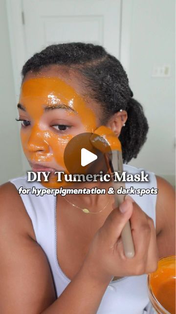 Brittany Rose on Instagram: "I definitely think this is a super affordable option if you’re looking to get rid of hyperpigmentation/dark marks. Turmeric has been scientifically shown to be effective at reducing melanin production, which helps to fade those areas.

Using this 1-3 times a week consistently will definitely allow you to see a difference!!!

#diy #diyskincare #hyperpigmentation #skincare #skincaretips" Tumeric Face Mask To Lighten Skin, Tumeric For Dark Spots Recipe, Hyperpigmentation Around Eyes, How To Get Rid Of Marks On Face, Diy Turmeric Scrub For Dark Spots, Get Rid Of Dark Spots On Face, How To Get Rid Of Hyperpigmentation, Hyperpigmentation How To Get Rid Of, Remove Darkness Around Mouth