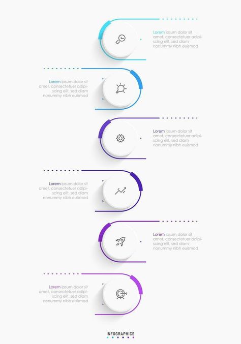 Vector Infographic label design template with icons and 6 options or steps. Can be used for process diagram, presentations, workflow layout, banner, flow chart, info graph. Process Poster Design, Ux Design Process Infographic, Process Infographic Design Layout, Flow Chart Infographic Design, Diagrams Graphic Design, Process Layout Design, Long Infographic Design, Statistic Infographic Design, List Infographic Design