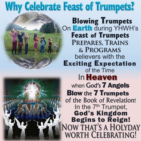 Feast Of Trumpets Food, Feast Of Trumpets Decorations, 7 Trumpets Of Revelation, Festival Of Tabernacles, 7 Trumpets, Jeremiah 4, Feast Of Trumpets, Biblical Holidays, Seven Trumpets