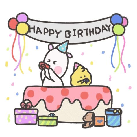 Birthday Birthday Party Sticker - Birthday Birthday party Bday - Discover & Share GIFs Happy Bday Gif, Animated Happy Birthday Wishes, Free Happy Birthday Cards, Birthday Wishes Gif, Birthday Gifs, Happy Birthday Bestie, Happy Birthday Art, Birthday Party Stickers, Girl Birthday Cards