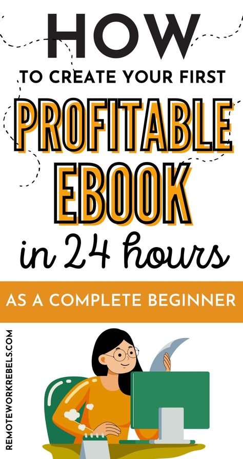 Interested in making passive income from eBooks? Once an eBook is created, you can sell it over and over again. Follow this guide on how to create and sell an eBook in 24 hours, even with no experience. How to make money from eBooks | Make money selling eBooks. Making Money Writing Ebooks, How To Sell Books Online Tips, How To Make An Ebook In Canva, How To Make Notebooks To Sell On Amazon, How To Sell A Course, Ebook Topics That Sell, How To Sell Ebooks, How To Create Ebook, How To Make An Ebook