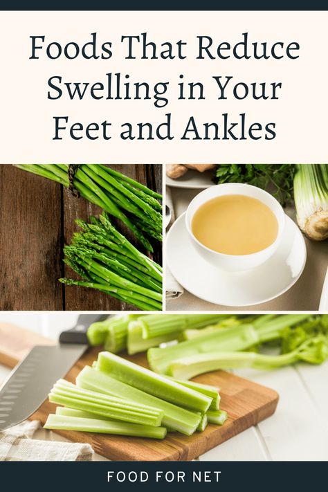 The right foods can noticably reduce swelling and improve your health in the process. Check out this list for ideas. #swelling #lymphodema #fluid #retention Foods For Swelling, Natural Diuretics For Swelling, Exercises To Reduce Ankle Swelling, Foods That Reduce Swelling, Ankle Swelling Remedies, Reduce Swelling In Legs And Ankles, Natural Diuretic For Swelling, Fluid Retention Remedies, Natural Diuretic Foods