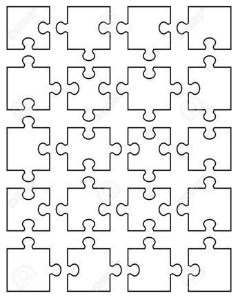 For printong Puzzle Piece Template, Collaborative Art, Middle School Art, Puzzle Piece, Art Classroom, Elementary Art, School Crafts, Puzzle Pieces, School Activities