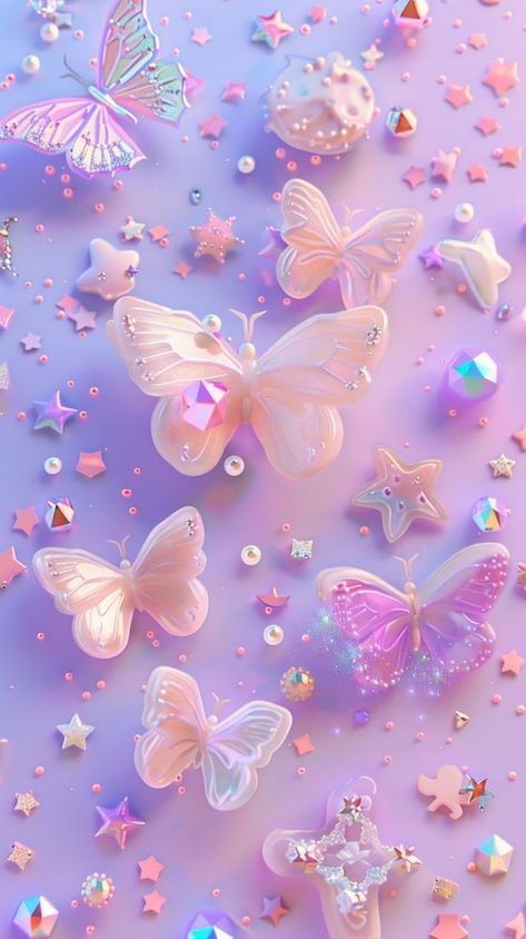 Pink And Purple Wallpaper Iphone, Cute Purple Wallpaper Iphone, Colorful Butterfly Wallpaper, Rainbow Wallpaper Backgrounds, Wallpaper Cantik Iphone, Sparkly Iphone Wallpaper, Cute Wallpapers For Android, Rainbow Colors Art, Wallpaper Butterfly