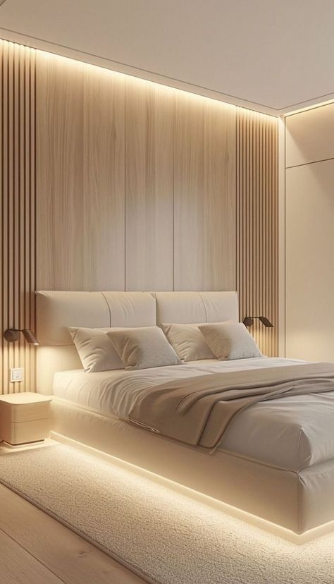 Beige Bedroom Design, Bedroom Design Modern, Modern Bedroom Ideas, Stylish Bedroom Design, Bedroom Interior Design Luxury, Modern Luxury Bedroom, Beige Bedroom, Modern Bedroom Interior, Bedroom Decorating Ideas