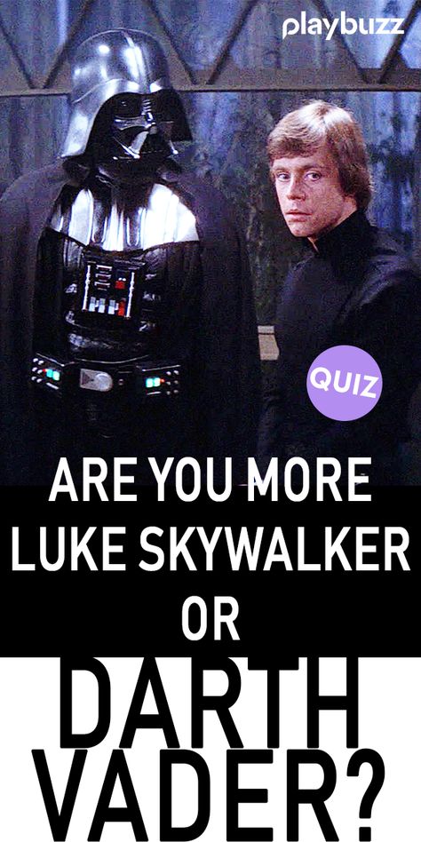 Star Wars Quizzes Buzzfeed, Disney Quizzes Trivia, Star Wars Quizzes, Luke And Vader, Star Wars Quiz, Soulmate Quiz, Quizzes Funny, Quiz Personality, Quizzes Buzzfeed