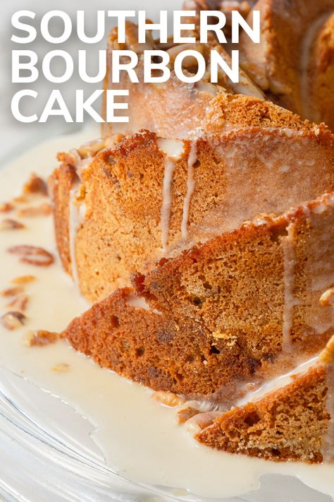 Southern Bourbon Cake | 12 Tomatoes Southern Bourbon Cake, Bourbon Pound Cake Southern Living, Southern Bourbon Cake 12 Tomatoes, Bourbon Recipes Dessert, Southern Comfort Cake, Boozy Brownies, Bourbon Cake Recipe, Boozy Cakes, Bourbon Cake