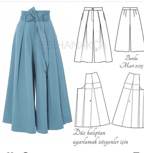 FREE PATTERN ALERT: 15+ Pants and Skirts Sewing Tutorials: Get access to hundreds of free sewing patterns and unique modern designs #sewingpatterns Skirt Sewing Tutorial, Projek Menjahit, Diy Sy, Diy Vetement, Stil Boho, Palazzo Pant, Sewing Skirts, Dress Sewing Patterns, Sewing For Beginners