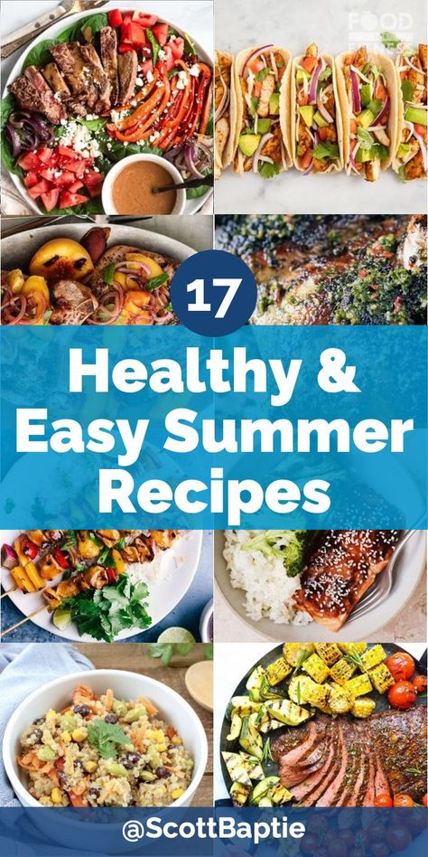 It's always summer somewhere. Try these healthy and easy high protein summer recipes on your next get together. You'll be amazed on how delicious these recipes are! YUM! Summer Recipes High Protein, Summer High Protein Recipes, Protein Summer Recipes, Easy High Protein Summer Meals, Summer High Protein Meals, High Protein Summer Dinner, Healthy Summer Lunch, Summer Lunch Recipes, Easy Summer Recipes