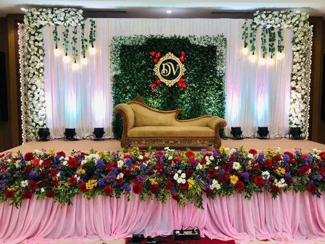 Today decoration Engagement decor 🤍🍀☘️ Book now = 9399941970 DM = @rahul_t.p.p #thepartyplanner #sagarmp15 #sagarmp #sagarmp15😎 #mp #mp15 #engagement #engagementdecor #engagementdecorations Marriage Hall Decoration Indian, Dhoti Ceremony Decorations, Engagement Decorations Indian Simple, Reception Stage Decoration Backdrops, Simple Wedding Stage, Marriage Stage Decoration, Engagement Decorations Indian, Flower Decoration For Wedding, Marriage Hall Decoration