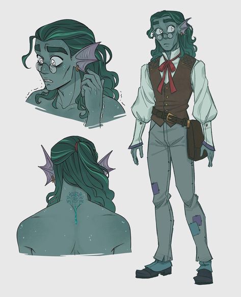 Dungeons And Dragons Characters, Dnd Art, Arte Sketchbook, Arte Inspo, Creature Concept Art, Creature Concept, Character Design References, Character Creation, Dnd Characters