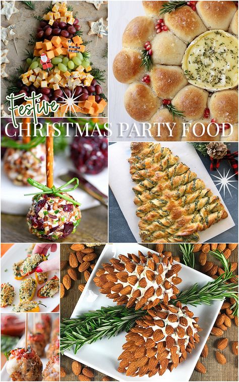 Christmas Party Food Ideas Christmas Party Food Ideas, Christmas Finger Foods, Christmas Luncheon, Christmas Tea Party, Christmas Buffet, Holiday Party Foods, Party Food Ideas, Christmas Brunch, Xmas Food