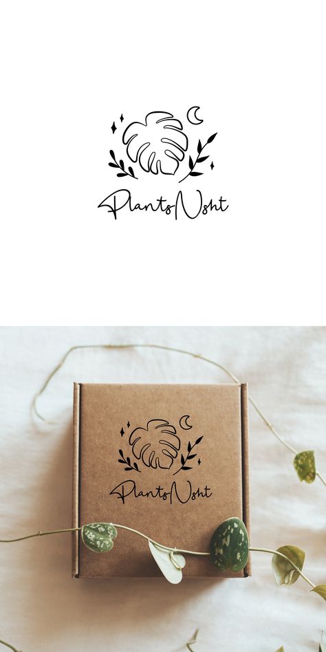 Boho Pallete, Herb Logo Design, Plants Packaging, Nursery Logo Design, Herb Logo, Handmade Logo Design, Logo Online Shop, Coffee Shop Branding, Plant Logos