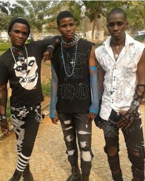 African Goth, Afro Goth, Afro Punk Fashion, Punk Culture, The Addams Family, Black Punks, Black Goth, Afro Punk, Estilo Punk