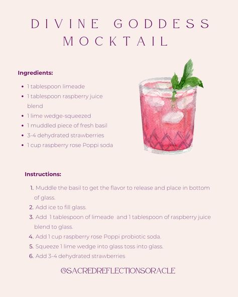 Refreshing Mocktail Recipe, Beneficial Mocktails, Girly Mock Tails, Mocktail Recipe Healthy, Poppi Soda Mocktail, Pink Mocktail Recipe, Fun Mocktail Recipe, Aesthetic Mocktails, Strawberry Mocktail Recipe