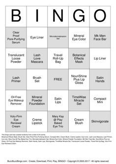 Mary Kay Bingo, Mary Kay Party Games, Find Someone Who Bingo, Mary Kay Games, Mary Kay Printables, Matte Eye Makeup, Bingo Party, Mary Kay Marketing, Mary Kay Party