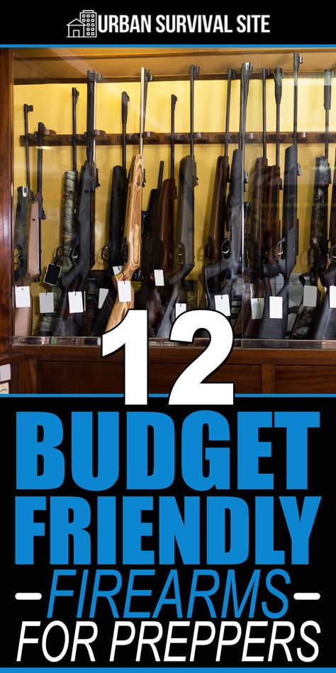 In a disaster, you will need to rely on firearms for survival. Even if money is tight, you don’t have to spend a fortune to build a well-rounded armory. #urbansurvivalsite #firearms #budgetfriendly #guns #selfdefense Doomsday Preppers, Emergency Preparedness Kit, Survival Life Hacks, Urban Survival, Prepper Survival, Survival Life, Home Defense, Emergency Prepping, Survival Food