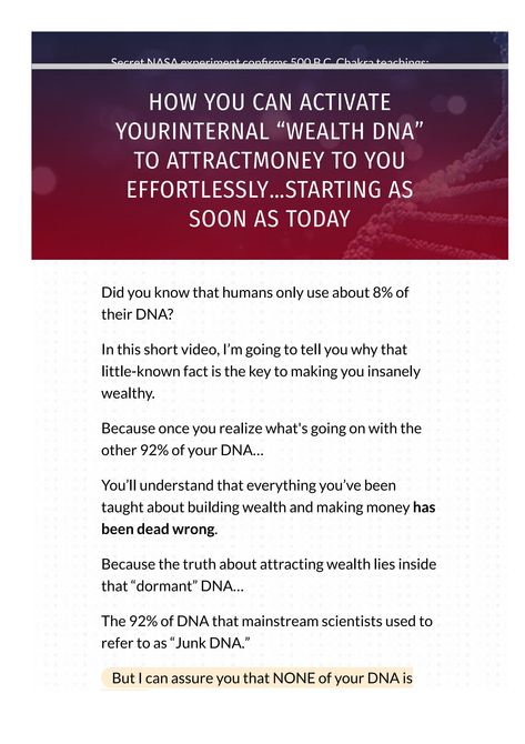 Wealth DNA Code Program Benefits. Anyone can uncover the DNA of their wealth using Alex Maxwell's incredible digital audio program, The Wealth DNA Code. The only audio tracking software ever released from NASA's top-secret bunker is this. You can rearrange your DNA to work better to produce all the money you need by simultaneously listening to two distinct frequencies encoded into one audio track. Only 1% of the population, or hidden elites, have access to the NASA program; because thanks to Al Secret Bunker, Financial Wisdom, Dna Code, Wealth Dna Code, Wealth Dna, Investment Tips, Audio Track, Self Concept, Wealth Creation