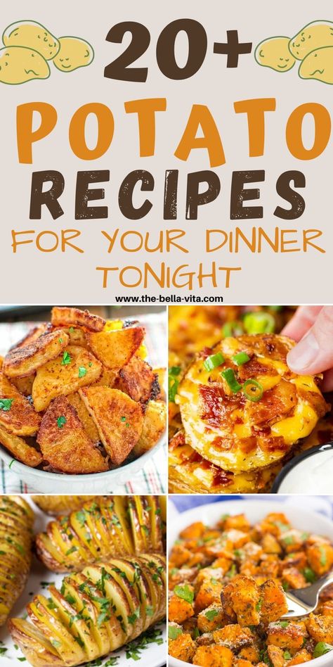 20 Of the best potato recipes currently on the internet! Make sure you try at least one of these potato recipes! #recipe #potato Honey Roasted Sweet Potatoes, Quick Potato Recipes, Potato Side Dishes Easy, Best Potato Recipes, Dinner Vegetarian, Potato Dinner, Healthy Potato Recipes, Easy Potato Recipes, Potato Recipes Side Dishes