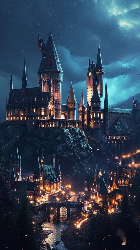 Harry Potter Castle Wallpaper, Harry Potter Background Wallpapers, Hogwarts Castle Wallpapers, Dark Hogwarts Aesthetic, Hogwarts Legacy Wallpaper, Hogwarts Background, Hogwarts Night, Hogwarts Aesthetic Wallpaper, Hogwarts Art Castle