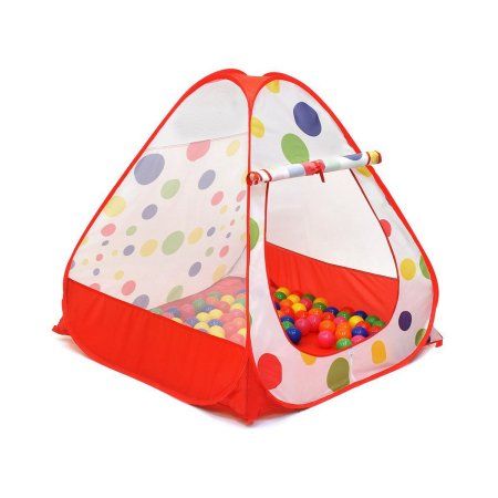 iCorer Young Kids Tents/Pop Up Play Tent Portable Folding Twist, Indoor and Outdoor Kid Playhouse Tent, Great Gift for Toddler, Easy to Setup, Safe and Sturdy, Balls Not Included, Red, Multi-Color Outdoor Kids Playhouse, Playhouse Tent, Kids Ball Pit, Teepee Play Tent, Toddler Outdoor, Kids Pop, Kids Play Tent, Teepee Kids, Kids Tents